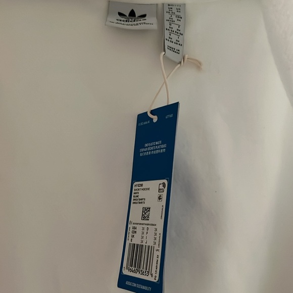 Adidas Crop Hoodie 3XL with tags - Picture 3 of 7